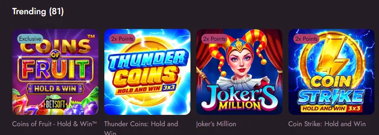 Mr. Forune Casino trends